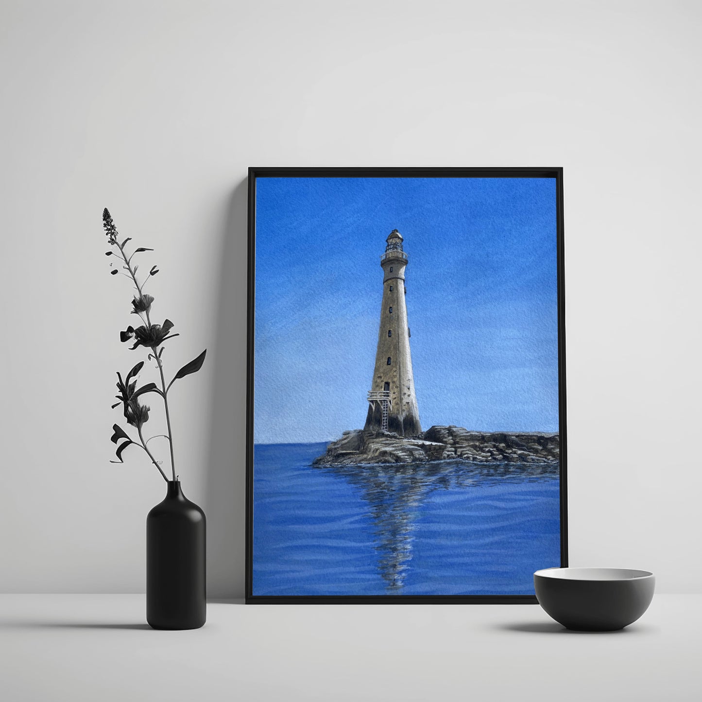 Einzigartiges Originalgemälde "Der Leuchtturm"