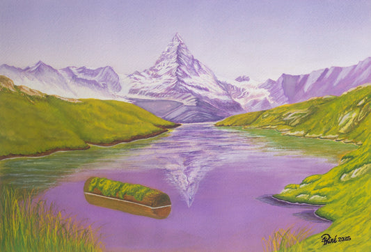 One of a Kind Original Painting "Still Waters"